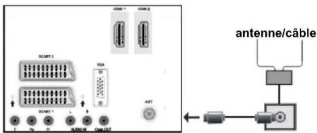MANHATTAN MT42906FHD12 - Branchement de l'antenne - 1