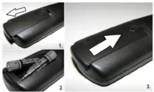 MANHATTAN MT42906FHD12 - Inserting Batteries - 1