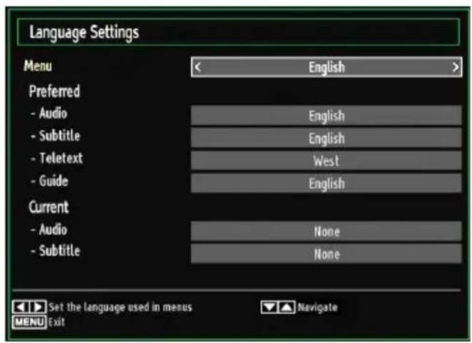 MANHATTAN MT42906FHD12 - Configuring Language Preferences - 1