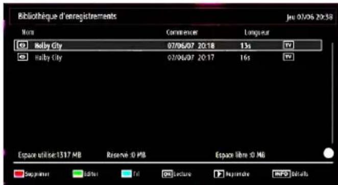 MANHATTAN MT42906FHD12 - Regarder les programmes enregistrés - 1