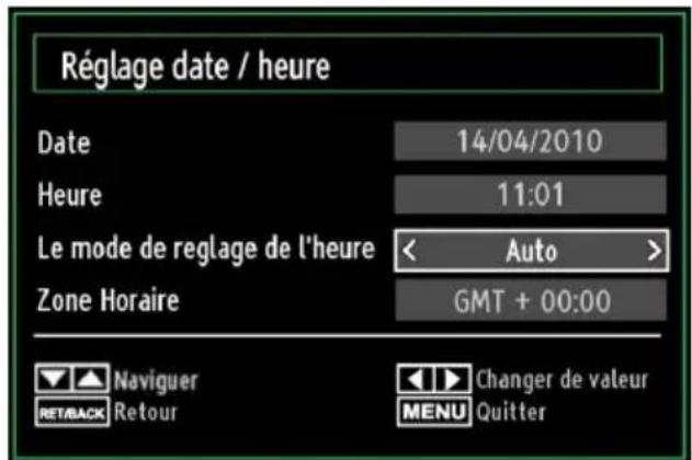 MANHATTAN MT42906FHD12 - Configurer le réglage Date/Heure - 1