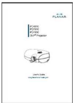 Planar PD7060 - PACKING CHECKLIST - 7