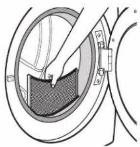 AMANA NGD5800HW - Clean the lint screen - 1