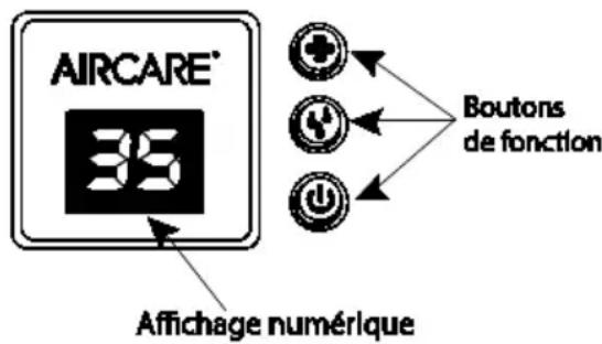 AirCare MA0800 - AFFICHAGE NUMÉRIQUE - 1