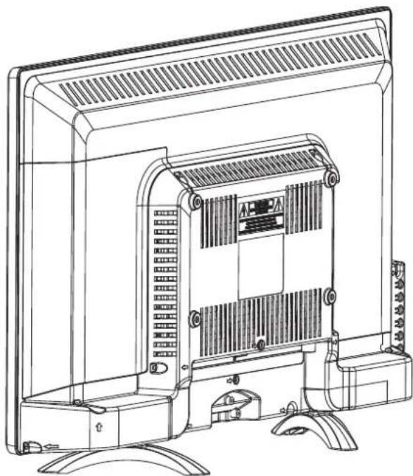 RCA RTDVD2045 - Fixation ou enlèvement du support - 2