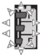 PANASONIC EY79A3 - Akkuladungs-Warnung - 1