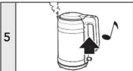 KITCHENAID 5KEK1565 - BRUK AV DEN ELEKTRISKE VANNKOKEREN - 1