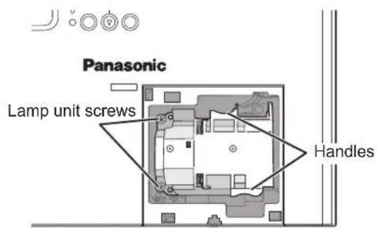 PANASONIC PTLB2VE - Lamp replacement procedure - 3