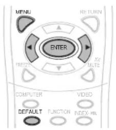 PANASONIC PTLB2VE - SECURITY MENU - 1