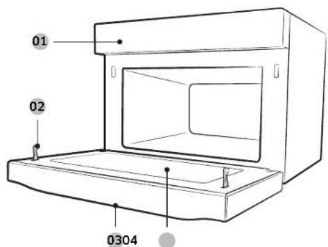 SAMSUNG MC35R8058CG - Overzicht van de oven - 1
