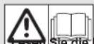 GARDENA 40001 - Symbole auf dem Produkt: - 1