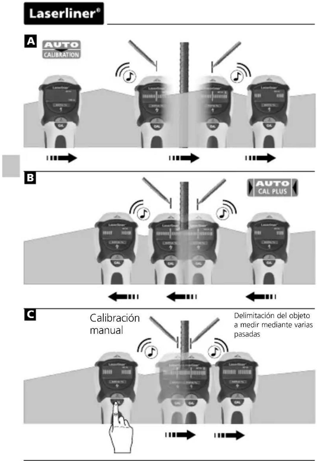 Laserliner MultiFinder Plus - Medicación METAL-SCAN - 2