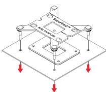 Noctua NHU12A - Fixation de la contre-plaque3 - 1