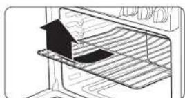 SAMSUNG NX58R9421SG - To insert an oven rack - 1