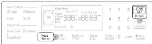 SAMSUNG NX58R9421SG - Keep Warm - 1