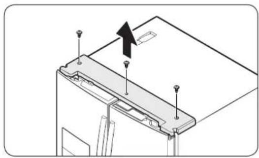 SAMSUNG RF23R6201WW - Detach the fridge doors - 1