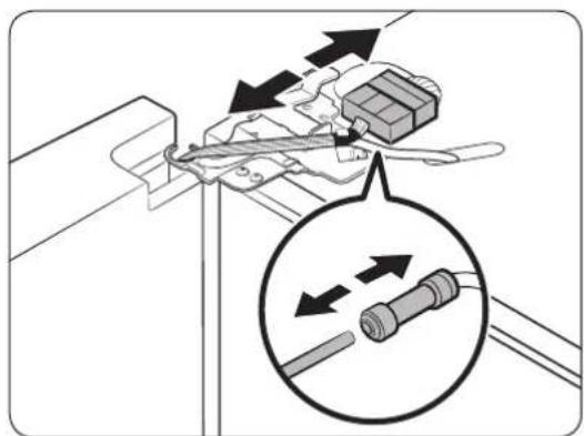 SAMSUNG RF23R6201WW - Detach the fridge doors - 2