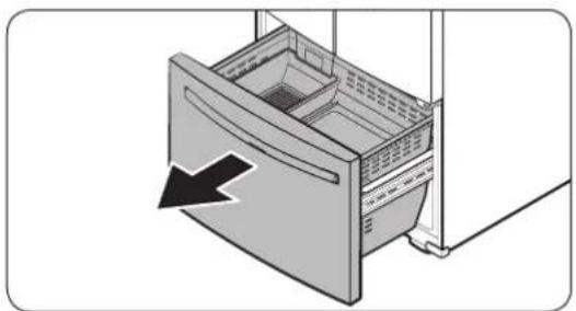 SAMSUNG RF23R6201WW - Bacs du congelateur - 1
