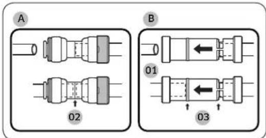 SAMSUNG RF23R6201WW - To reattach the fridge door - 1