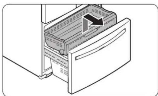SAMSUNG RF23R6201WW - To reattach the fridge door - 2
