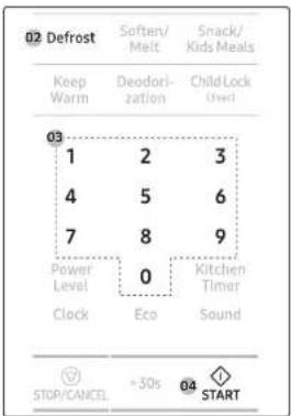 SAMSUNG MS19M8000AS - Defrost - 1