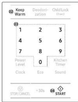 SAMSUNG MS19M8000AS - Maintien au chaud - 1