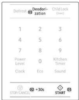 SAMSUNG MS19M8020TG - Deodorization - 1