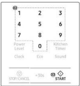 SAMSUNG MS19M8020TG - Simple steps to start - 1