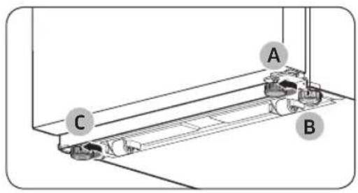 SAMSUNG RT21M6215WW - STEP 3 Adjust the leveling legs - 1