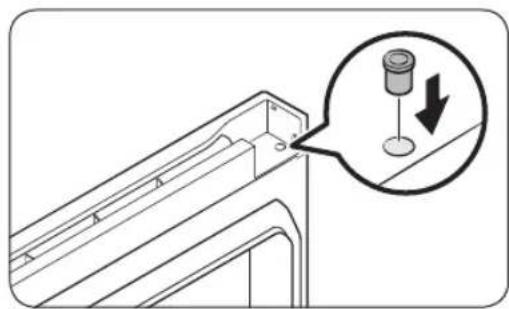 SAMSUNG RT21M6215WW - ÉTAPE 3 Inverser la fermetre automatique (porte du réfrigerateur uniquement) - 3