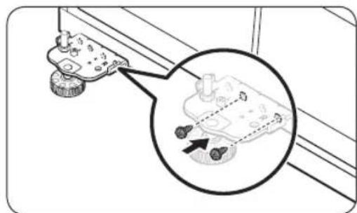 SAMSUNG RT21M6215SR - STEP 6 Reverse the bottom hinge - 3