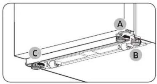SAMSUNG RT21M6215SR - STEP 3 Adjust the leveling legs - 1