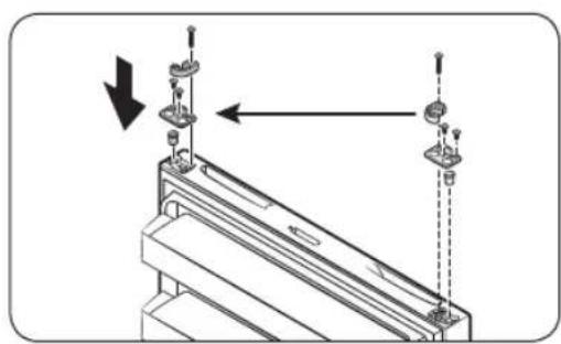 SAMSUNG RT21M6215SR - STEP 3 Reverse the auto closer (freezer door only) - 1