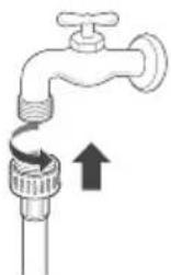 LG WM3997HWA - Connecting the Water Lines - 2