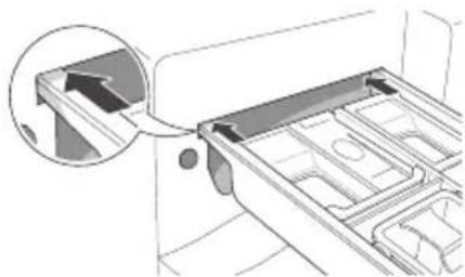 LG WM3997HWA - Cleaning the detergent dispenser drawer - 2