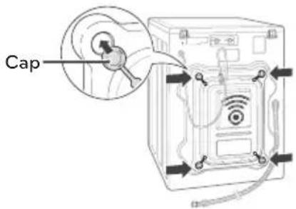 LG WM3997HWA - Unpacking and Removing Shipping Bolts - 3