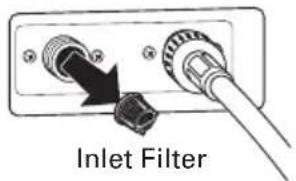 LG WM3997HWA - Cleaning the water inlet filters - 2