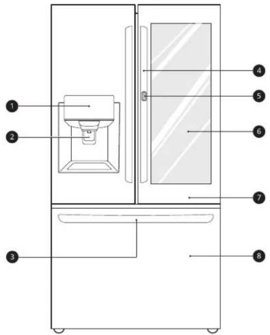 LG LRFDC2406D - Extérieur - 1