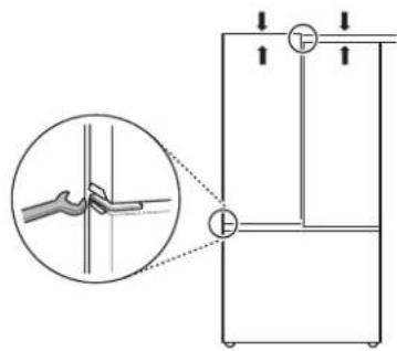 LG LRFDC2406D - Door Alignment (Standard Door Model) - 1