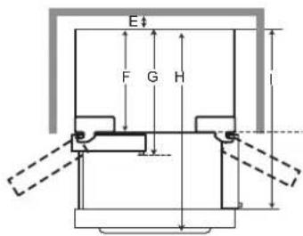 LG LRFDC2406D - Dimensions and Clearances - 2