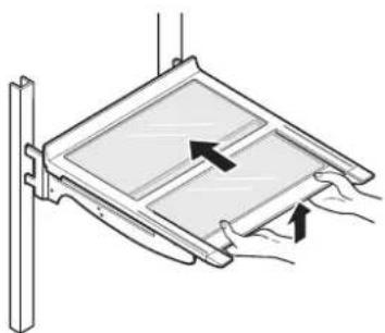 LG LRFDC2406D - Usando el estante plegable - 1