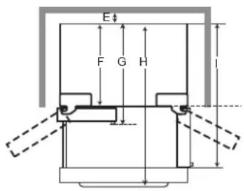 LG LRFDC2406D - Dimensiones y Espacios - 2