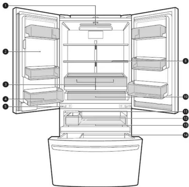 LG LRFDC2406D - Intérieur - 1