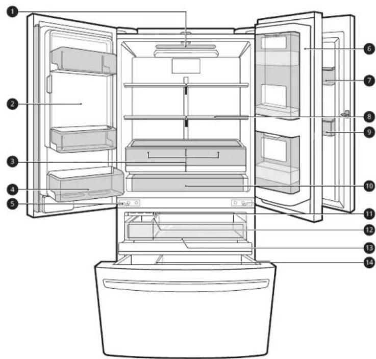 LG LRFDC2406D - Intérieur - 2