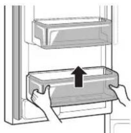 LG LRFDC2406D - Retrait et remontage des bacs de la porte - 1