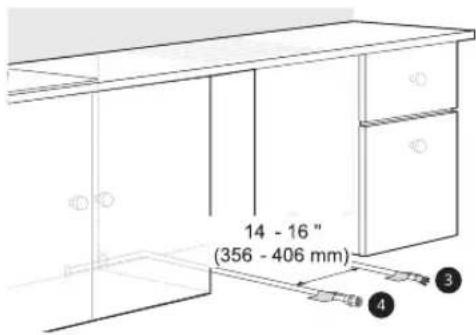 LG LDT6809BD - Acheminement de la conduite d'eau et du câblage électrique - 2