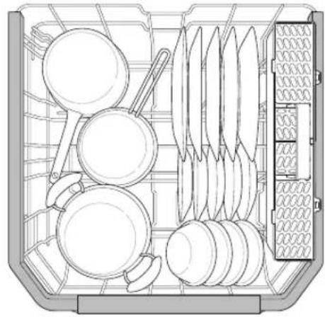 LG LDT6809BD - Rabattre l râtelier inférieur - 3