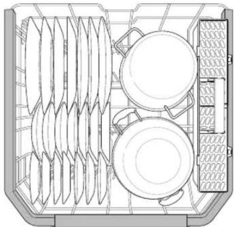 LG LDT6809BD - Rabattre l râtelier inférieur - 4