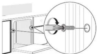 LG LDT6809BD - Securing Dishwasher to Cabinet Frame - 2
