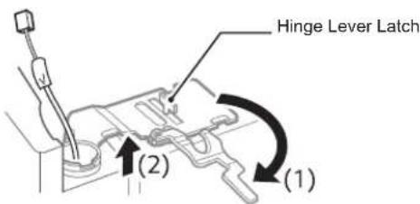 LG LFXS28596D - Removing the Right Refrigerator Door - 3